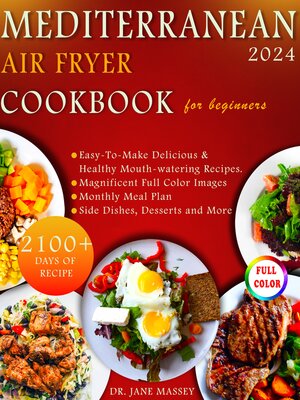 cover image of Mediterranean Air Fryer Cookbook For Beginners 2024